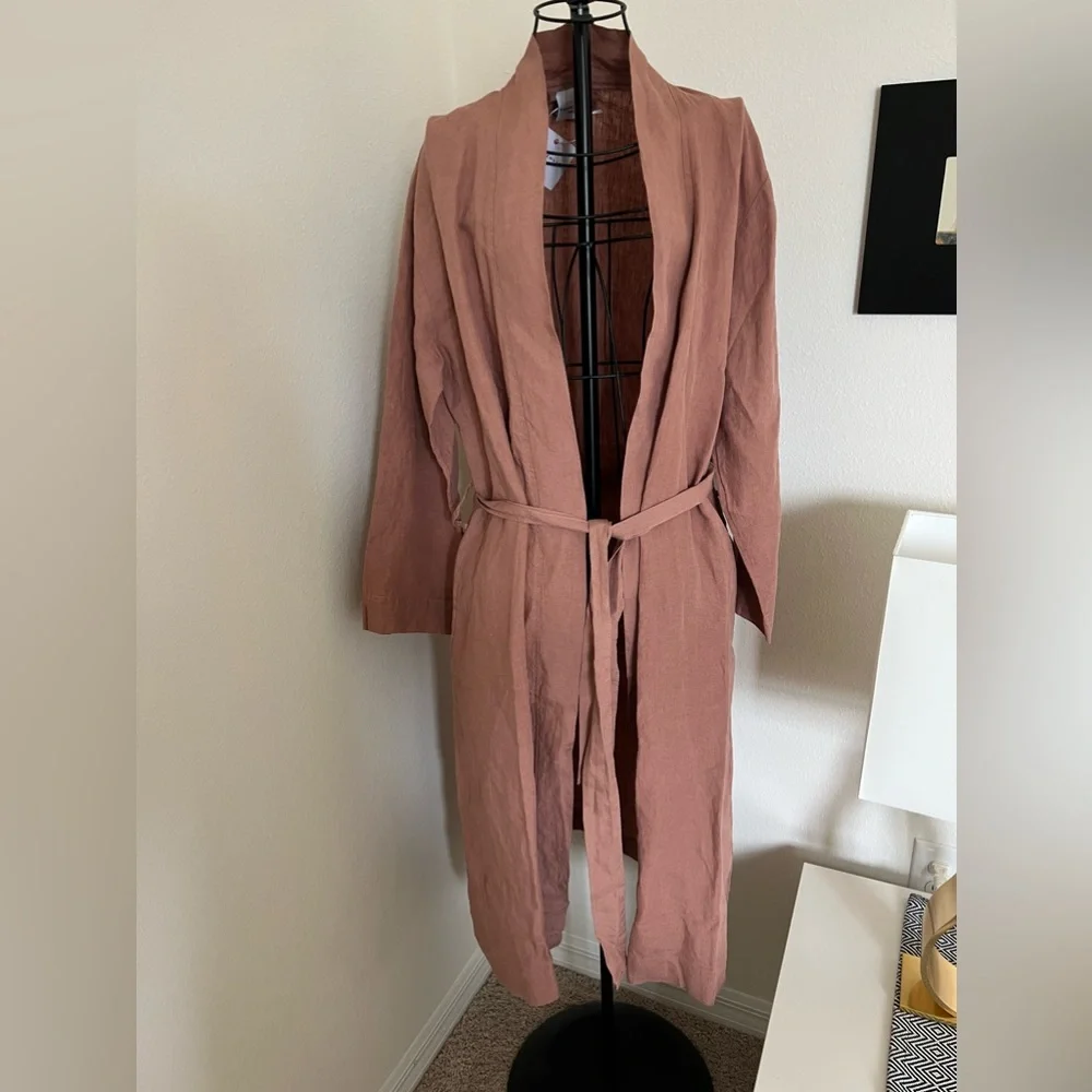 Parachute Linen Robe Clay - Picture 9 of 9